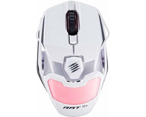 Мышь Mad Catz  R.A.T. 2+ White проводная, оптическая, 5000 dpi, USB, RGB подсветка, цвет  белый