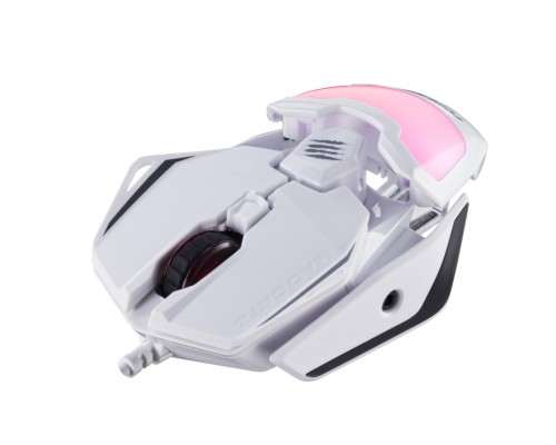 Мышь Mad Catz  R.A.T. 2+ White проводная, оптическая, 5000 dpi, USB, RGB подсветка, цвет  белый