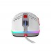 Мышь Xtrfy M42-RGB Retro оптическая, проводная, 16000 dpi, USB, PixArt 3389, RGB подсветка, цвет  серый/белый