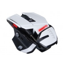 Мышь Mad Catz  R.A.T. 4+ White проводная, оптическая, 7200 dpi, USB, красная подсветка, цвет  белый                                                                                                                                                       