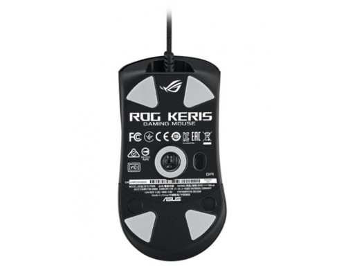 Мышь ASUS ROG Keris 90MP01R0-B0UA00 оптическая, проводная, 16000 dpi, USB, RGB подсветка, 7 кн, цвет  черная