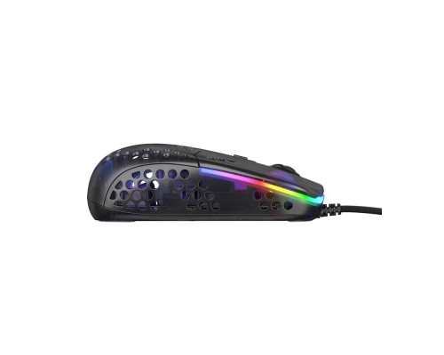 Мышь Xtrfy MZ1 RGB Zy’s Rail оптическая, проводная, 16000 dpi, USB, PixArt 3389, RGB подсветка, цвет  черный