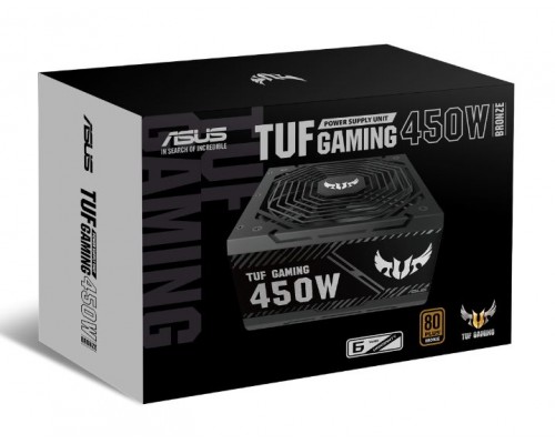 Блок питания ASUS TUF Gaming 450B 90YE00D3-B0NA00 450W, ATX 2.4, 5x SATA, 2x PCI-E, 1х CPU, 80 PLUS Bronze, fan 135х135mm