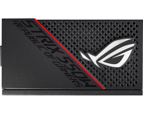 Блок питания ASUS ROG STRIX 550G 90YE00A2-B0NA00 550W, ATX12V 2.4, 8x SATA, 2x PCI-E, 2х CPU, подсветка, 80 PLUS Gold, fan 135х135mm