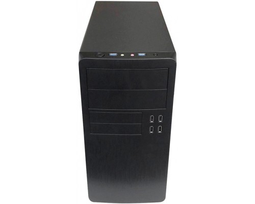 Корпус HIPER Office M5200 ATX, mATX, Mini-ITX, Midi-Tower, БП 500 Вт, 4 x USB 2.0, 2 x USB 3.0, Audio, 3х SATA, 1х CPU, без окна, без вентиляторов