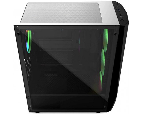 Корпус HIPER ORO-4RGB ATX, mATX, Mini-ITX, Midi-tower, без БП, USB 2.0, USB 3.0, Audio, 4 х 120 мм, RGB подсветка, black