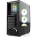 Корпус HIPER ORO-4RGB ATX, mATX, Mini-ITX, Midi-tower, без БП, USB 2.0, USB 3.0, Audio, 4 х 120 мм, RGB подсветка, black