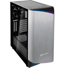 Корпус SilverStone Seta A1 SST-SEA1SB-G ATX, mATX, Mini-ITX, Midi-tower, 2 x USB 3.0, USB Type-C, Audio, 3 х 120мм fan, с окном, без БП, подсветка, black/silver                                                                                          