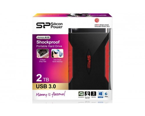 Внешний жесткий диск Silicon Power Armor A15 SP020TBPHDA15S3L HDD, 2.0TB, 2.5