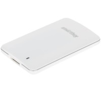 Внешний твердотельный накопитель Smartbuy S3 SSD, 512GB, USB 3.0, чтение  425 Мб/сек, запись  400 Мб/сек, TLC 3D NAND, TRIM, White                                                                                                                        