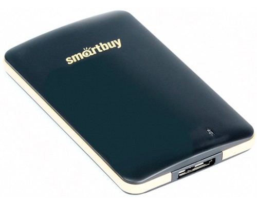 Внешний твердотельный накопитель Smartbuy S3 SSD, 1TB, USB 3.0, чтение  425 Мб/сек, запись  400 Мб/сек, TLC 3D NAND, TRIM, Black