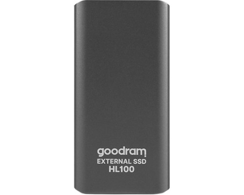 Внешний твердотельный накопитель Goodram SSD HL100 SSDPR-HL100-01T, 1.0Tb, USB 3.2 Type-C, чтение  450 Мб/сек, запись  420 Мб/сек, SMI2258XT