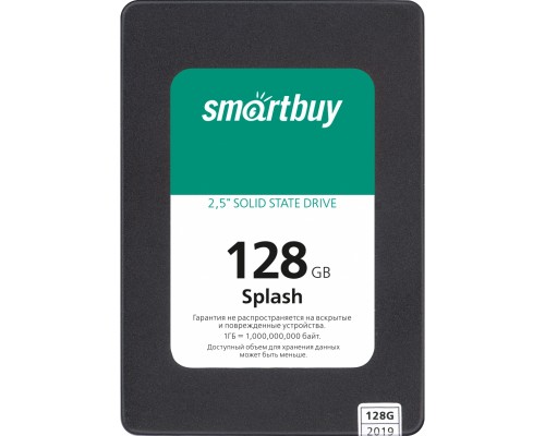 Твердотельный накопитель Smartbuy Splash SBSSD-128GT-MX902-25S3 SSD, 2.5