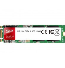 Твердотельный накопитель Silicon Power A55 SP128GBSS3A55M28 SSD, M.2, 128GB, SATA-III, чтение  560 Мб/сек, запись  530 Мб/сек, TLC 3D NAND, TRIM, NCQ                                                                                                     