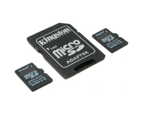 Карта памяти Kingston Canvas SDCS2/32GB-2P1A Class10, 32Gb(2шт. по 32Гб), microSDHC, UHS-I (U1), с адаптером