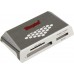 Картридер Kingston FCR-HS4 SD/MS/MMC/CF, USB 3.0, внешний, серебристый