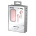 Наушники Hiper TWS Pull HTW-MX3 Pink беспроводные, вставные, 20-20000 Гц, Micro-USB, 2x40 мАч, 400 мАч, Bluetooth 5.0, IP54, с микрофоном, розовые