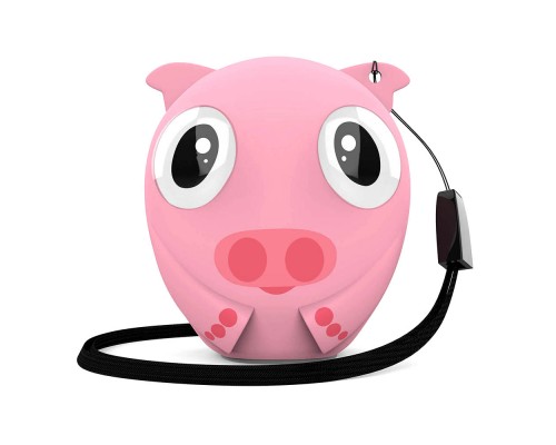 Портативная колонка HIPER ZOO Music Lily Pig H-OZ4 беспроводная, розовая