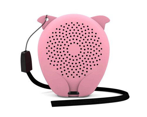 Портативная колонка HIPER ZOO Music Lily Pig H-OZ4 беспроводная, розовая
