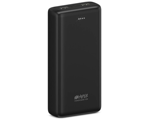 Внешний аккумулятор HIPER PSL30000 Black 30000 мАч, 2хUSB/microUSB/USB Type-C/Lightning, 2.4 А, 2.1 А, 2 А, 5 В, индикатор заряда, черный