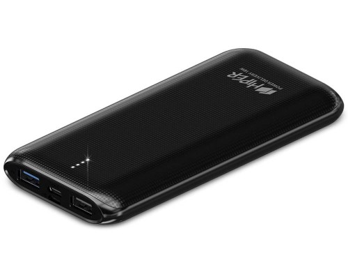 Внешний аккумулятор HIPER RPX10000 Black 10000 мАч, USB 1 - 2100 мА, USB 2 - 3000 мА, USB-C 5В-12В-18В QC/PD, индикатор заряда, черный