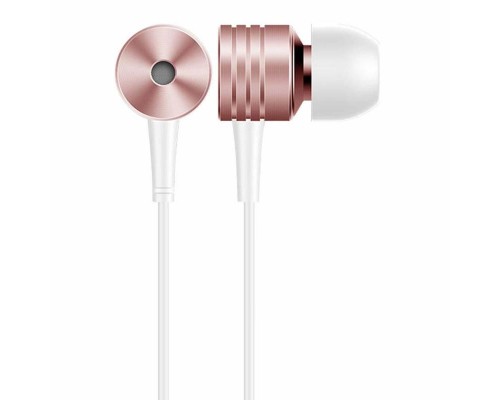 Наушники 1MORE Piston Classic In-Ear E1003 Rose Gold проводные, вставные, 20-20000 Гц, 32 Ом, 98 дБ, с микрофоном, Mini Jack 3.5 мм, металл, розовое золото