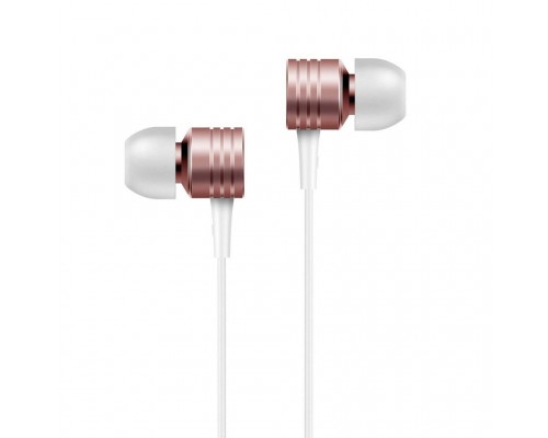 Наушники 1MORE Piston Classic In-Ear E1003 Rose Gold проводные, вставные, 20-20000 Гц, 32 Ом, 98 дБ, с микрофоном, Mini Jack 3.5 мм, металл, розовое золото