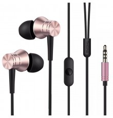 Наушники 1MORE Piston Fit In-Ear E1009 Pink проводные, вставные, 20-20000 Гц, 32 Ом, 100 дБ, с микрофоном, Mini Jack 3.5 мм, металл, розовые/черные                                                                                                       