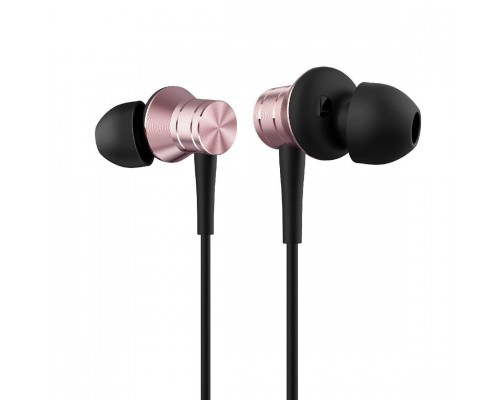 Наушники 1MORE Piston Fit In-Ear E1009 Pink проводные, вставные, 20-20000 Гц, 32 Ом, 100 дБ, с микрофоном, Mini Jack 3.5 мм, металл, розовые/черные