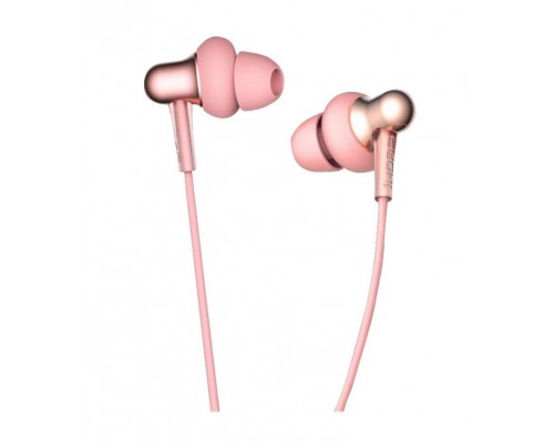 Наушники 1MORE Stylish Dual-Dynamic In-Ear E1025 Pink проводные, вставные, 20-20000 Гц, 32 Ом, 98 дБ, с микрофоном, mini jack 3.5 мм, розовые