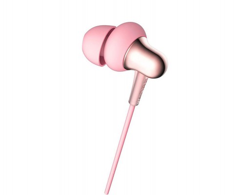 Наушники 1MORE Stylish Dual-Dynamic In-Ear E1025 Pink проводные, вставные, 20-20000 Гц, 32 Ом, 98 дБ, с микрофоном, mini jack 3.5 мм, розовые