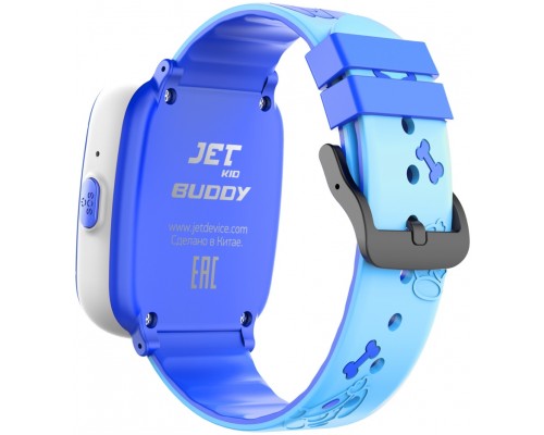 Умные часы JET KID BUDDY голубой, детские, сенсорный экран TFT 1.44