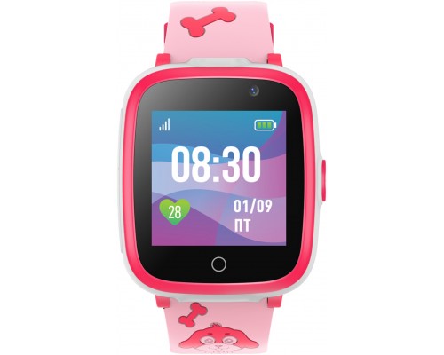 Умные часы JET KID BUDDY розовый, детские, сенсорный экран TFT 1.44