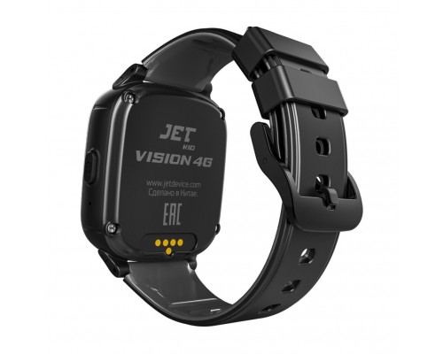 Умные часы JET KID Vision 4G черный, детские, 4Гб/512Мб, TFT 1.44