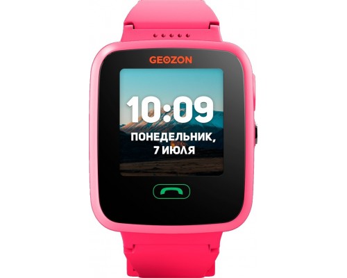 Умные часы GEOZON Aqua G-W04PNK pink, детские, сенсорный экран IPS 1.44