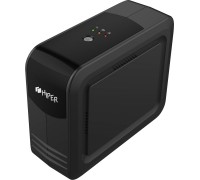 ИБП HIPER OFFICE-600, 600 ВА, 360 Вт, 3 евро розетки, 175-275 В, 5 Ач, 50/60 Гц, USB, 4 мс, 5 мин работы, звуковая сигнализация, черный                                                                                                                   