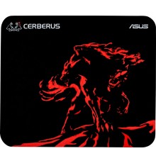 Коврик для мыши ASUS Cerberus mini, резиновая основа, тканевая поверхность, 250 x 210 x 2 мм, цвет  черный/красный                                                                                                                                        