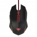 Мышь Patriot Viper V530 оптическая, проводная,  4000 dpi, USB, подсветка красная, цвет  черный