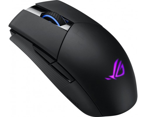 Мышь ASUS ROG Strix Impact II Wireless 90MP01P0-BMUA00 оптическая, беспроводная/проводная, 16000 dpi, 2.4 ГГц/USB, RGB подсветка, цвет  черный