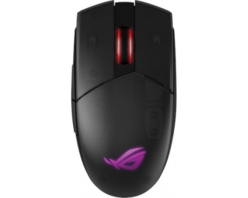 Мышь ASUS ROG Strix Impact II Wireless 90MP01P0-BMUA00 оптическая, беспроводная/проводная, 16000 dpi, 2.4 ГГц/USB, RGB подсветка, цвет  черный