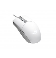 Мышь ASUS ROG Strix Impact II Moonlight White 90MP02C0-BMUA00 оптическая, проводная, 6200 dpi, USB, RGB подсветка, белая                                                                                                                                  