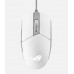 Мышь ASUS ROG Strix Impact II Moonlight White 90MP02C0-BMUA00 оптическая, проводная, 6200 dpi, USB, RGB подсветка, белая