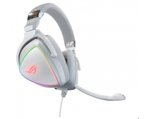 Гарнитура ROG DELTA WHITE Headset w/ Mic Wired (USB) 387g 20-40000Hz 50mm Drivers (448741)