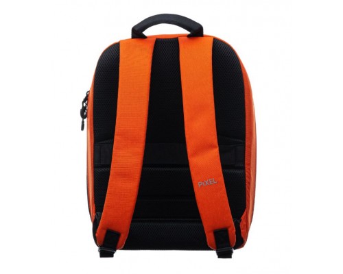 Рюкзак PIXEL One Orange, 20л, LED-экран, 16.5 млн, полиэстер, оксфорд, ТПУ-пленка, водонепроницаемый, оранжевый/черный