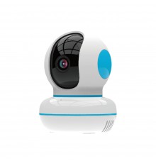 Умная IP-камера HIPER IoT Cam M3 Wi-Fi 2.4 ГГц, micro-SD, AVCHD 720p, AC 100-240V  DC 5V/1.6A, поворот по двум осям, встроенный динамик, белая                                                                                                            