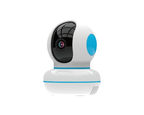 Умная IP-камера HIPER IoT Cam M3 Wi-Fi 2.4 ГГц, micro-SD, AVCHD 720p, AC 100-240V  DC 5V/1.6A, поворот по двум осям, встроенный динамик, белая