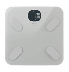 Умные Wi-Fi весы HIPER IoT Body Composition Scale HIS-BC001 с анализом тела, до 180 кг, 3xAAA батарейки, точность-100г, пластик, стекло, белые                                                                                                            