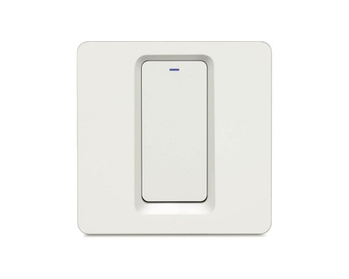 Умный WiFi выключатель HIPER IoT Switch B01 встраиваемый, 2.4 ГГц, 802.11 b/g/n, 100-240В, 50Гц, 150/600Вт, до 150 LED ламп, до 600 ламп накаливания, 1 мех.кнопка, белый