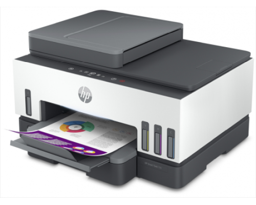 Струйное МФУ HP Smart Tank 790 All-in-One Printer (p/c/s /f, A4 15(9ppm), duplex, dual-band Wi-Fi, ADF, ethernet, fax, печать с USB, tray 250, 1y war, cartr. B  & CMY in box)