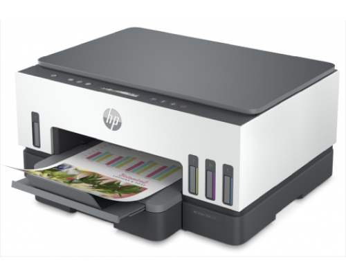 Струйное МФУ HP Smart Tank 720 All-in-One Printer (p/c/s , A4 15(9ppm), duplex, dual-band Wi-Fi, tray 250, 1y war, cartr. B  & CMY in box)